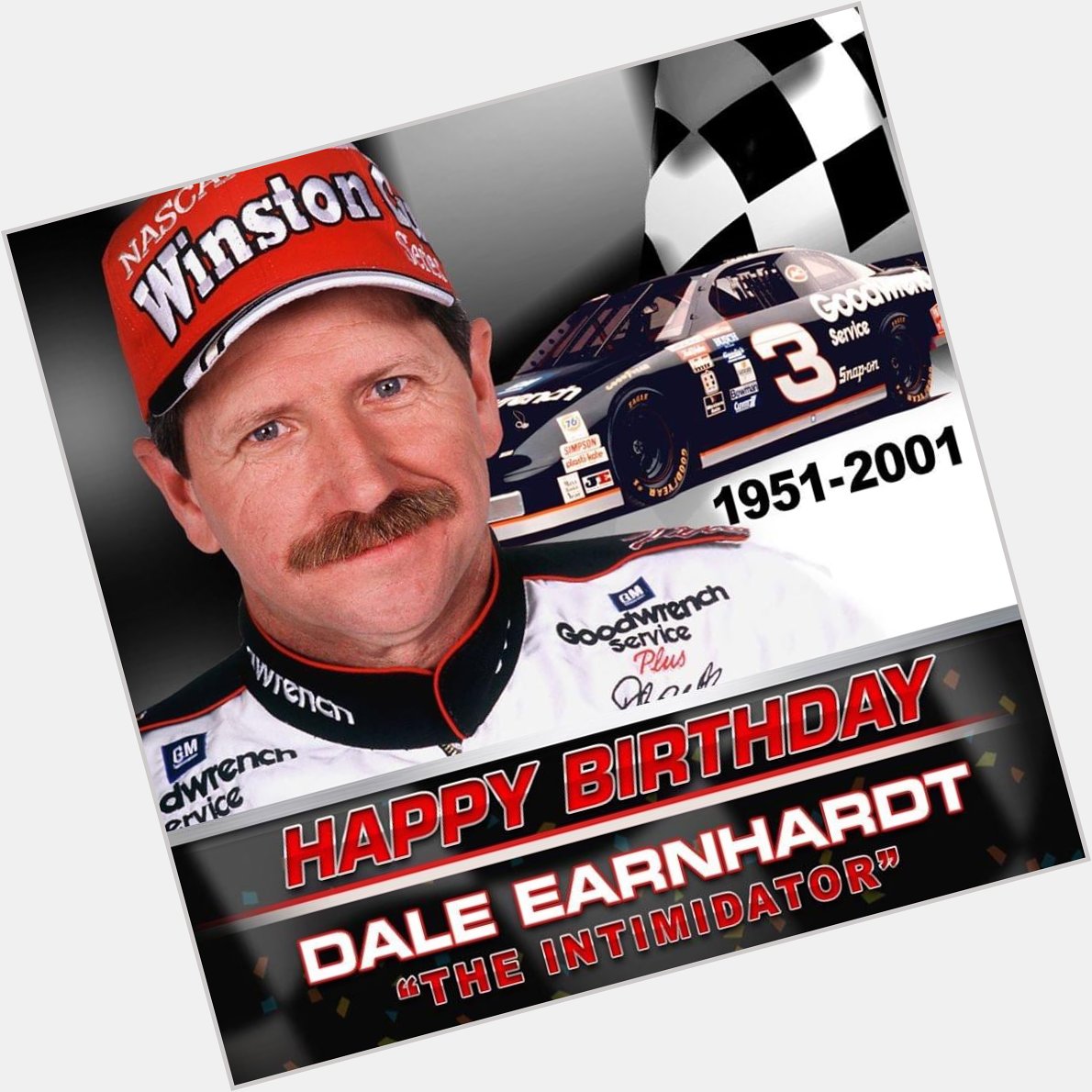 Happy birthday dale Earnhardt 