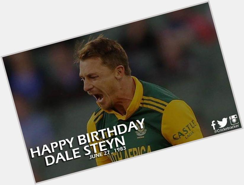 Happy Birthday \Dale Steyn\. He turns 32 today. 