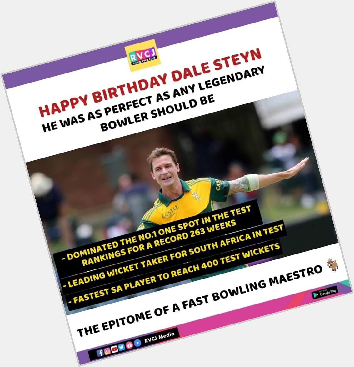 Happy Birthday Dale Steyn    