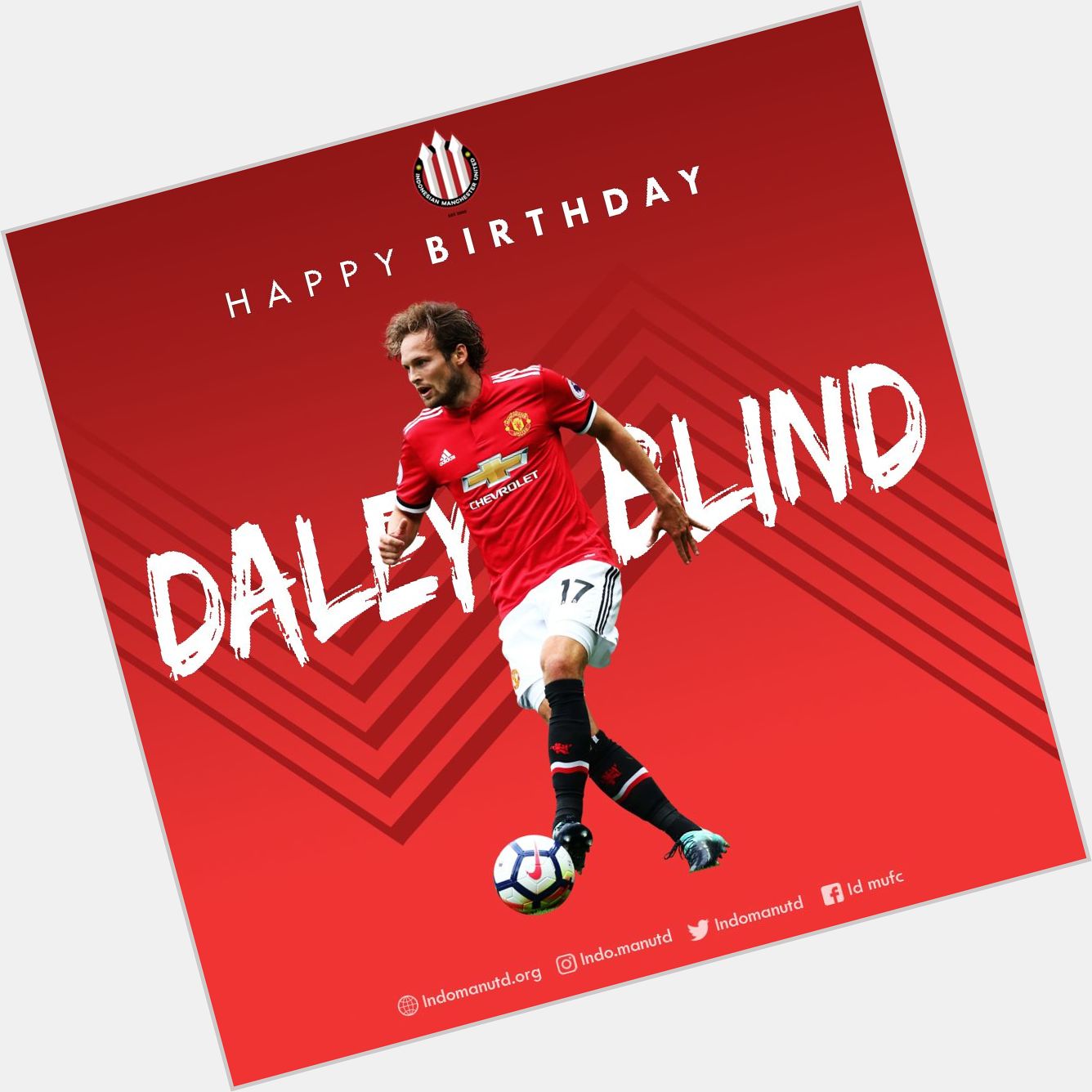 Happy Birthday, Daley Blind!!! All the best   