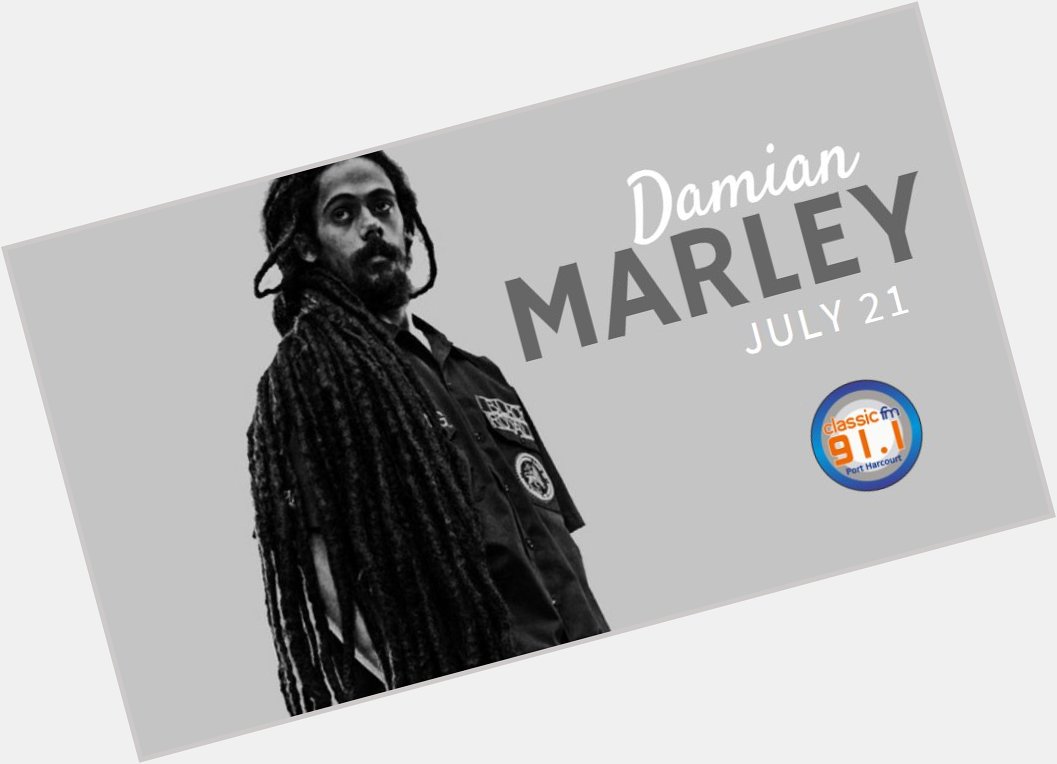Happy birthday to reggae artist, Damian Marley 