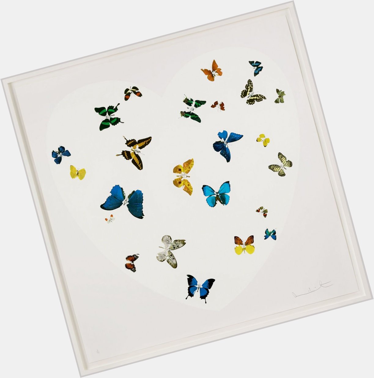 Happy Birthday to the fantastic Damien Hirst!

\Framed Love is All You Need\ by 