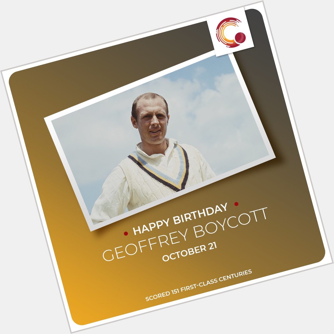 Happy Birthday to Geoffrey Boycott and Damien Martyn! 