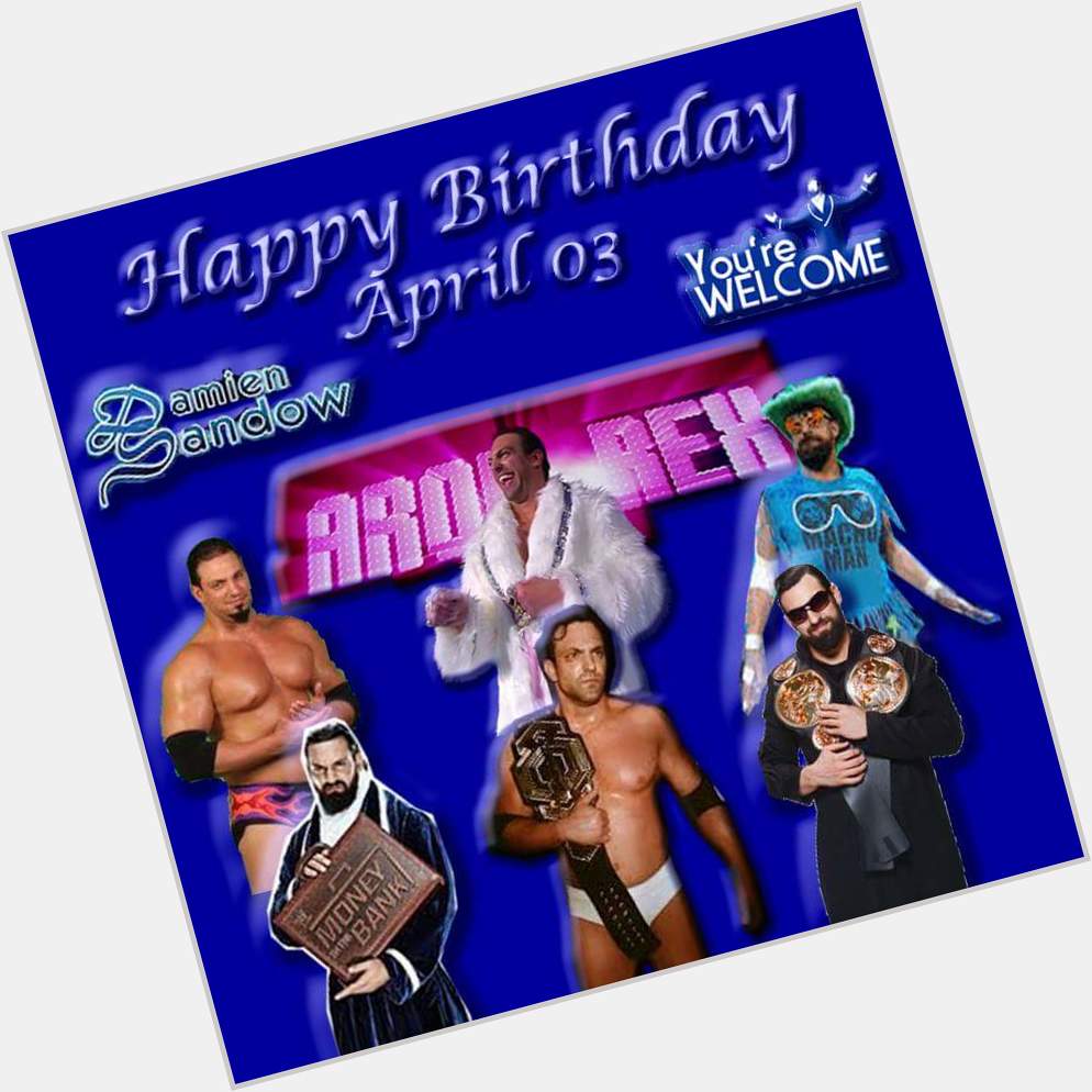 Happy Bday to inaugural Impact Grand Champion also once known as Damien Sandow in the WWE. 