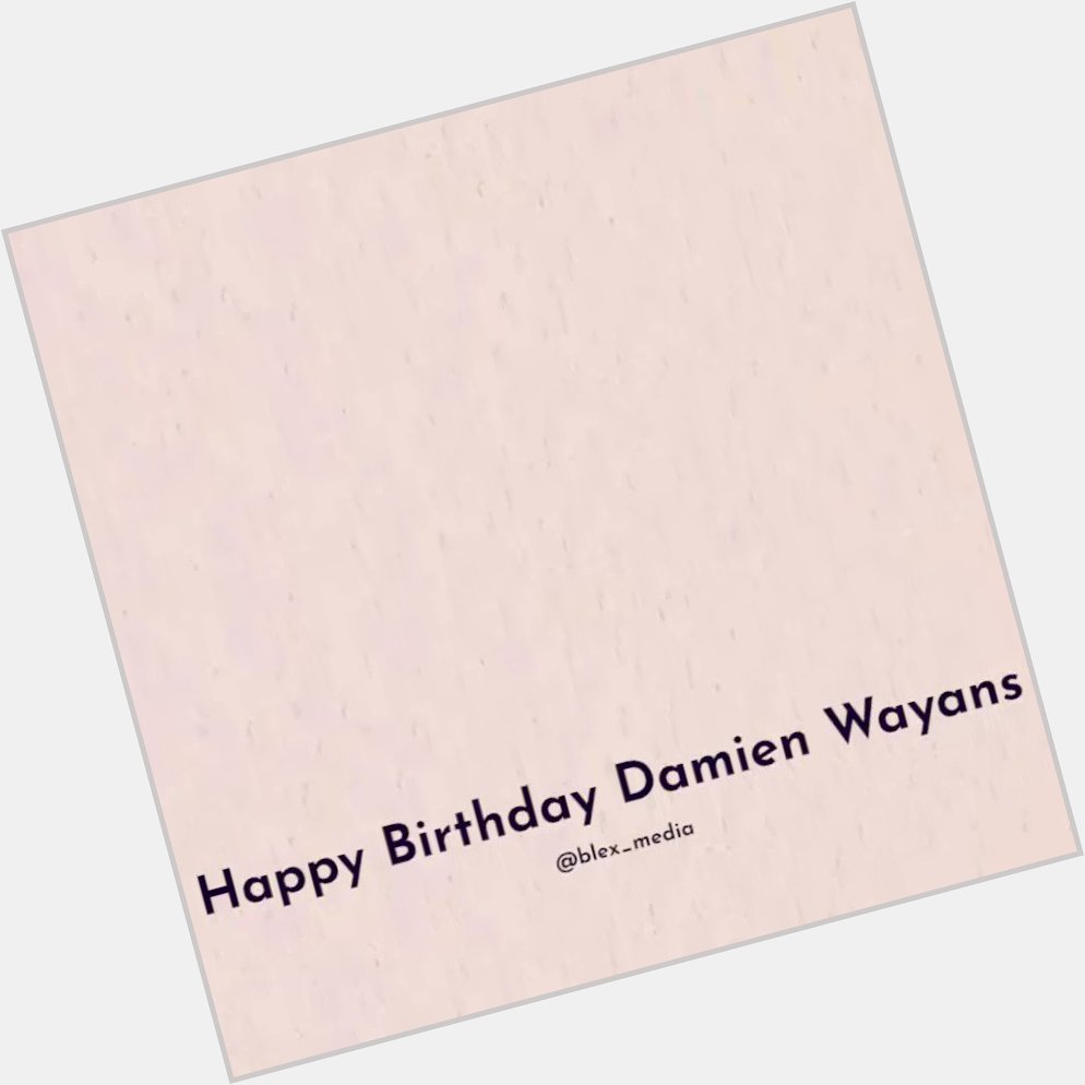 Happy birthday Damien Wayans! 