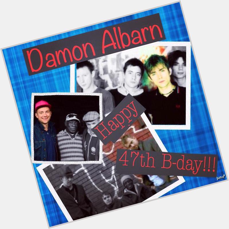 Damon Albarn 

( V & G of Blur, Gorillaz,,,)

Happy 47th Birthday to You!

23 Mar 1968  