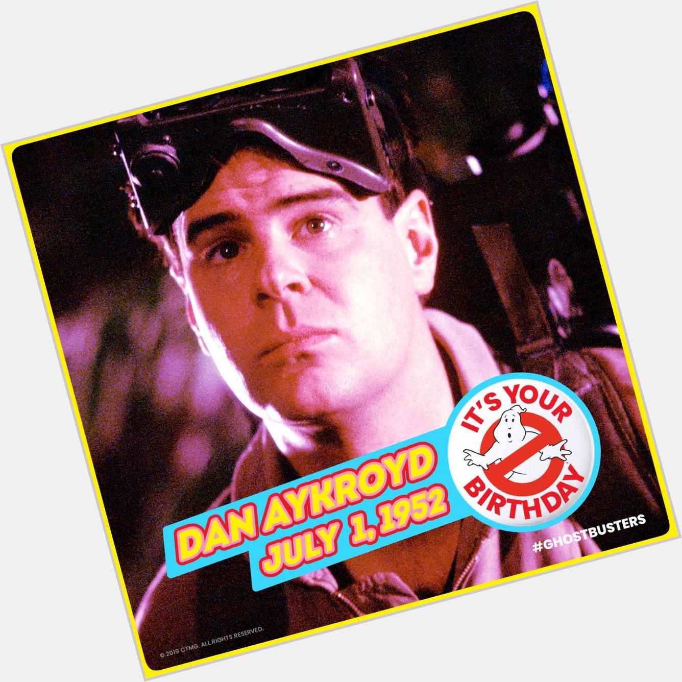 Wishing a happy birthday to the original Ghostbuster, 