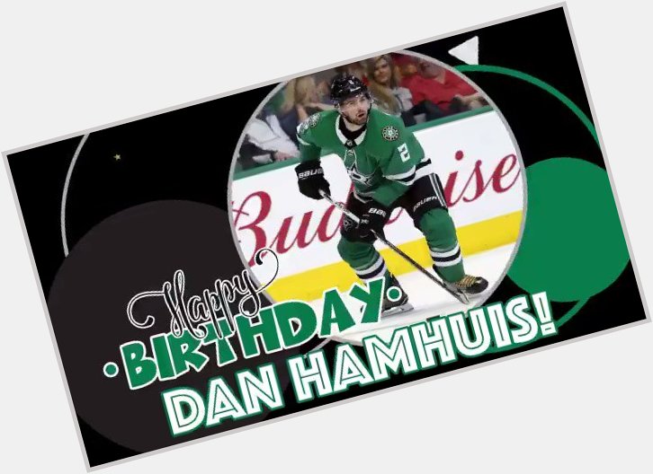 Happy Birthday to defenseman, Dan Hamhuis! 