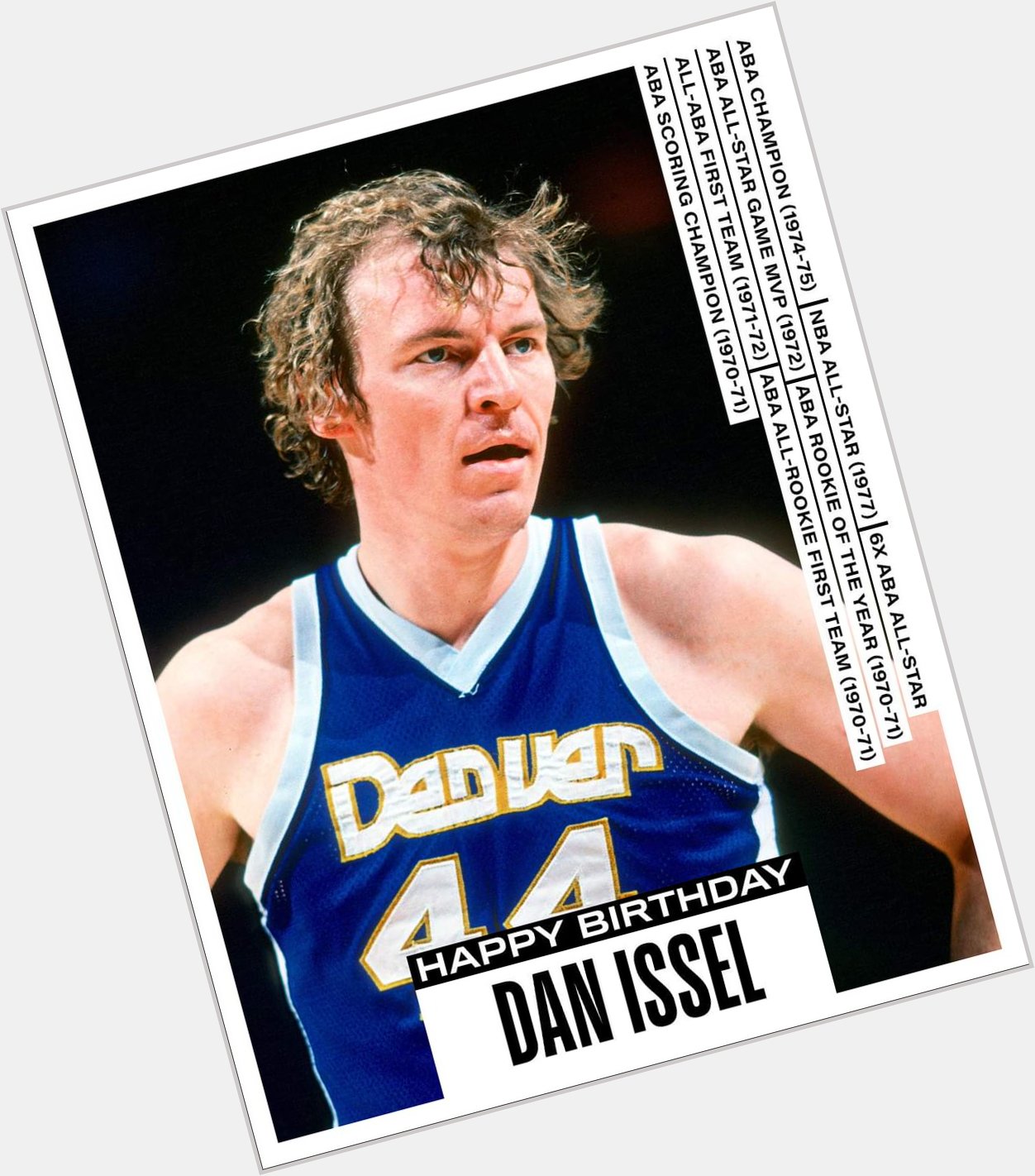 Join us in wishing a Happy 74th Birthday to 7x All-Star and Hall of Fame inductee, Dan Issel! 
