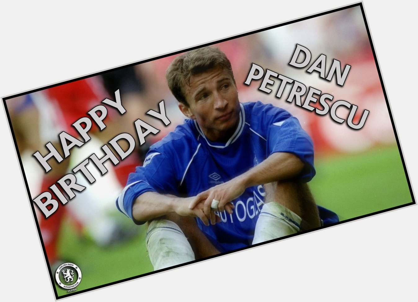 Happy birthday to our Former Blue Dan Petrescu who turns 50 today.    