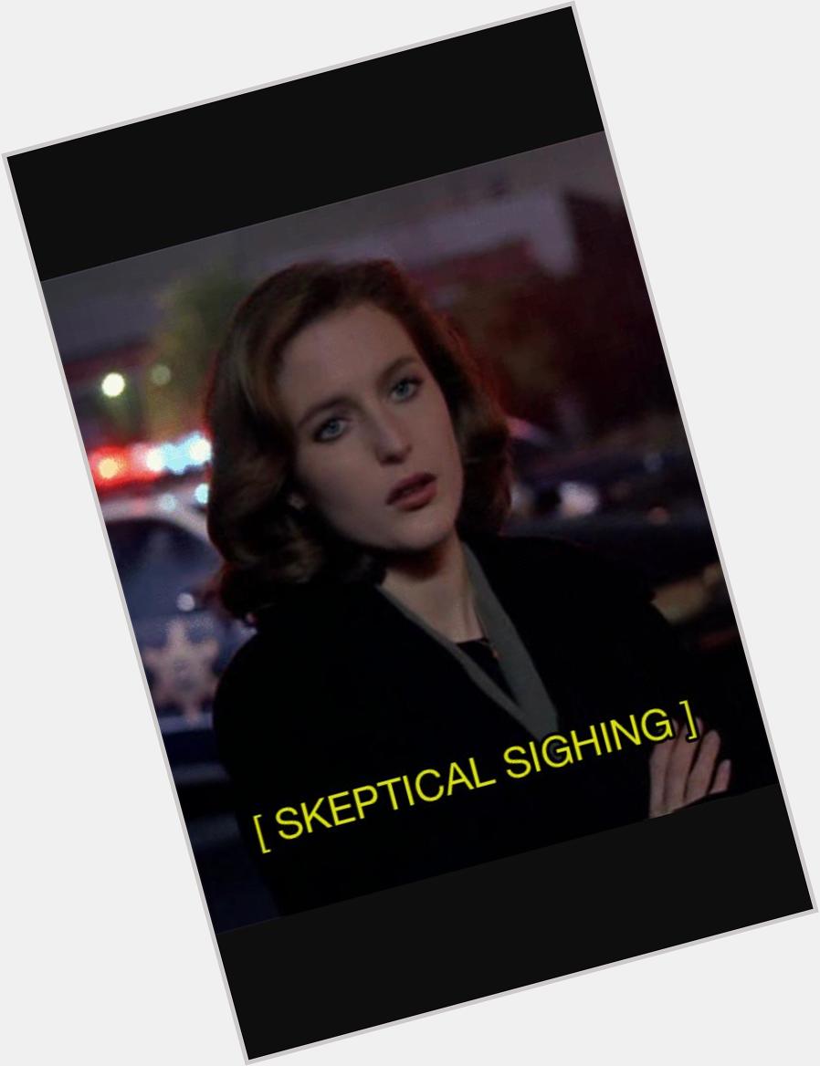 Happy birthday to everyone\s favorite skeptical FBI agent, Dana Scully!  