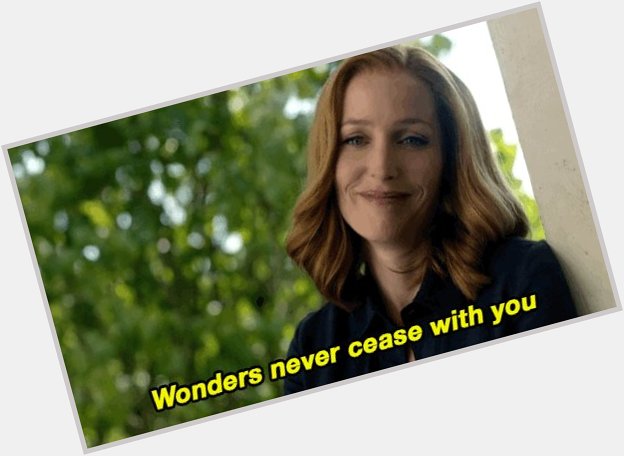Happy Birthday to the wonderful one and only 
Dana Scully   