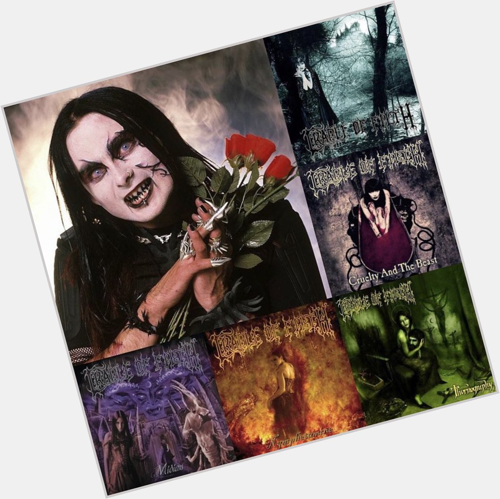 Happy 47th Birthday to Cradle of Filth vocalist Dani Filth! 