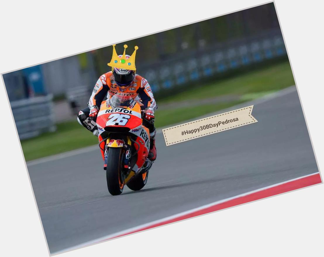 Happy 30thn bday for Dani pedrosa!! Always success  here we are from PEDROSISTAS Indonesia!!      