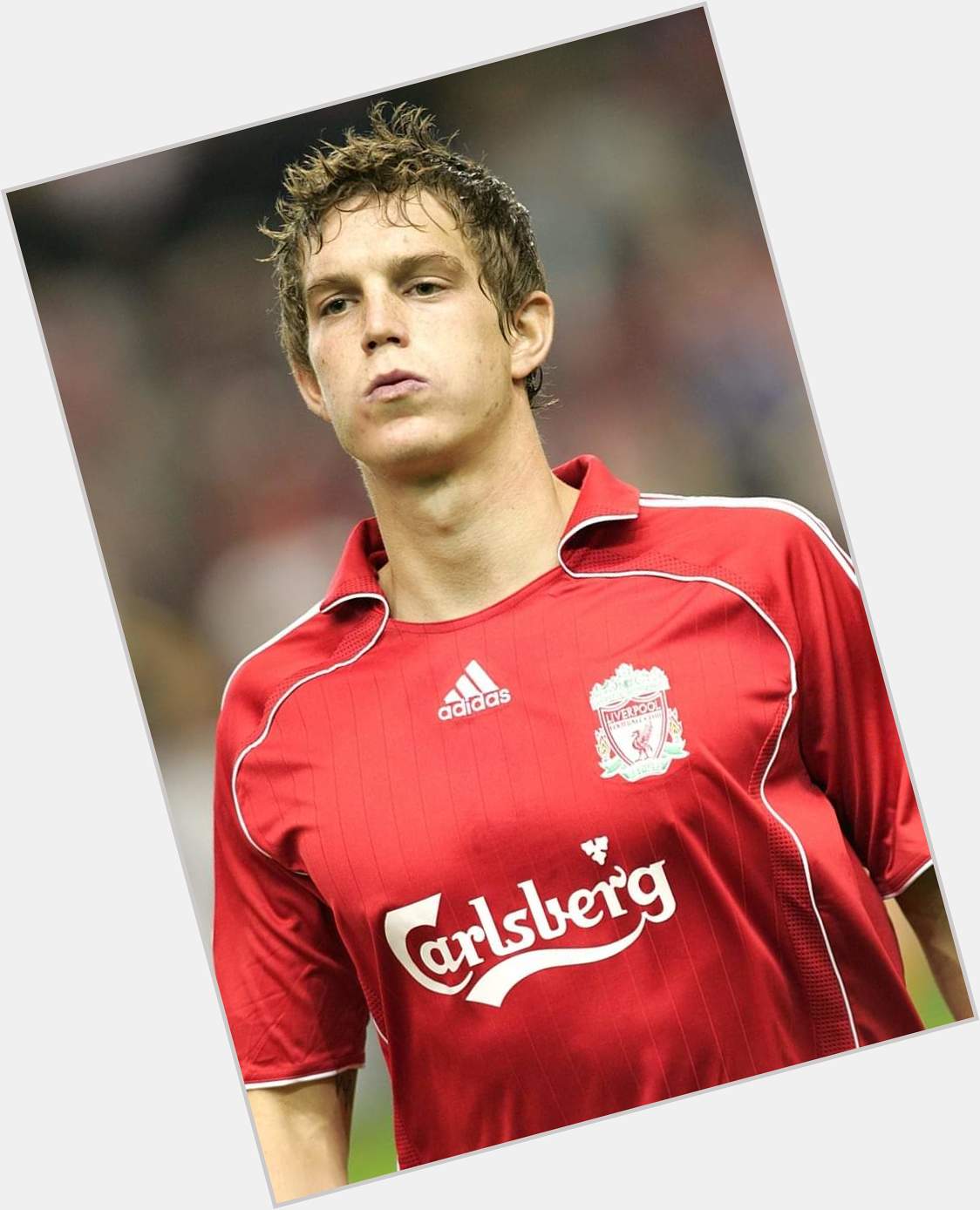 Happy Birthday to our former Liverpool Center Back \" who turns 34 today.  