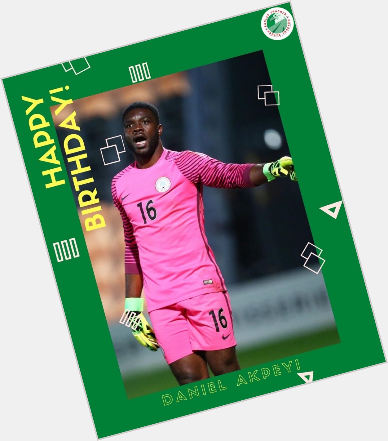 Happy Birthday to Super Eagles goalkeeper, Daniel Akpeyi
The shot-stopper turns 34 today. 
