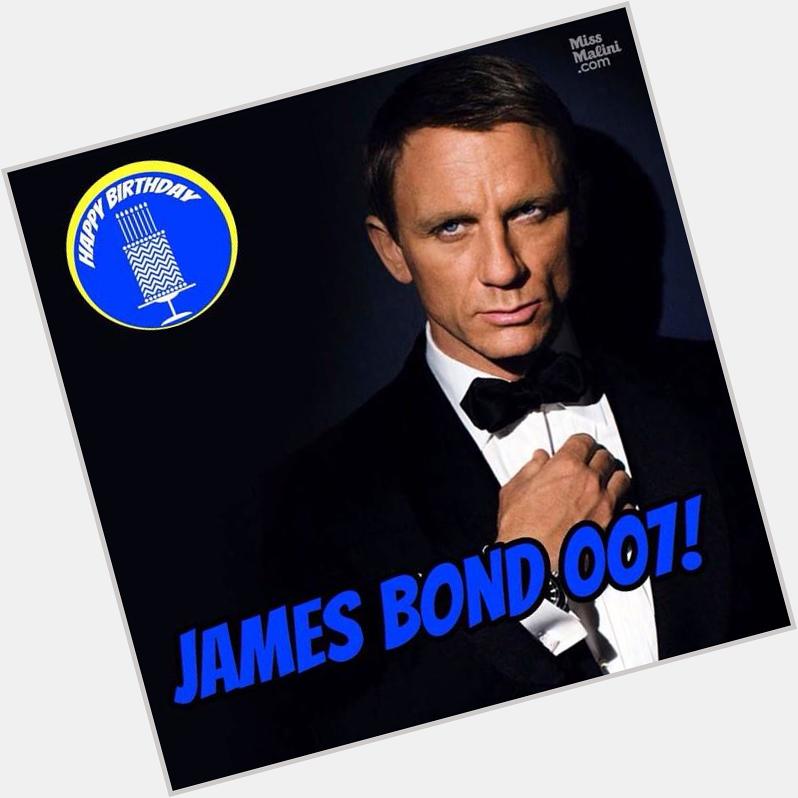 \"The name is Bond, James Bond\". Happy Birthday Daniel Craig <3.  