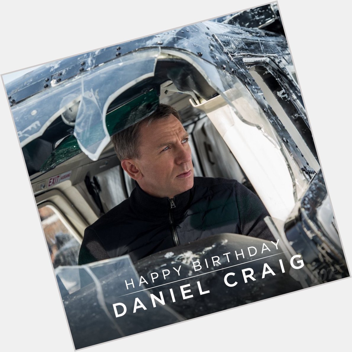 Happy birthday Daniel Craig    