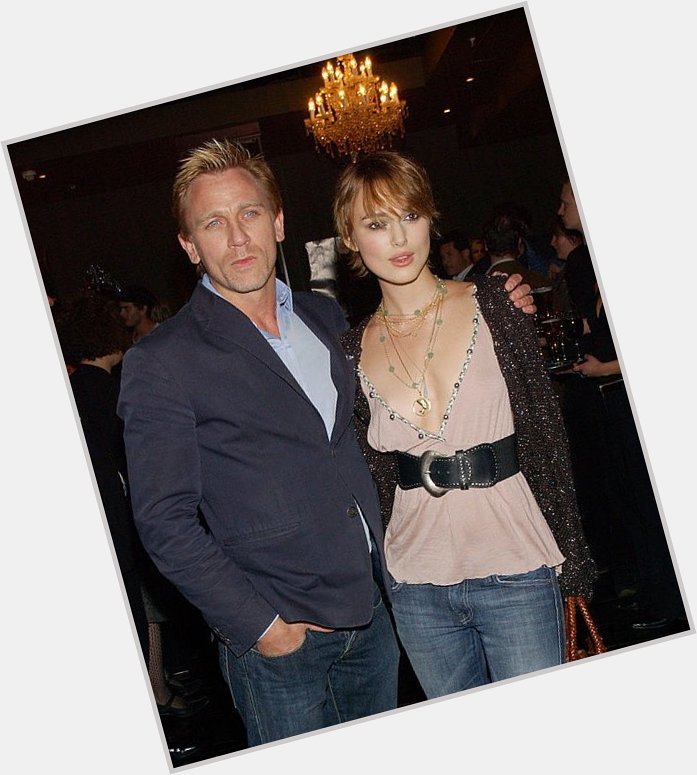 Happy Birthday to Daniel Craig!

-Keira Knightley and Daniel Craig co-started in the film The Jacket (2005) 