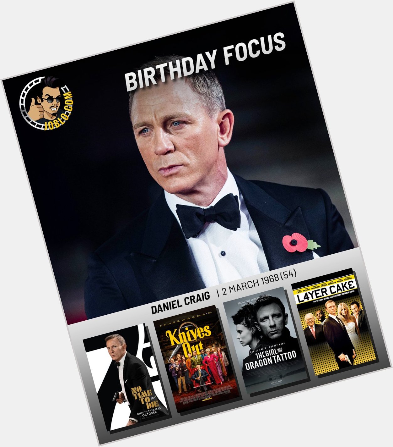 Wishing Daniel Craig a very happy 54th birthday! 