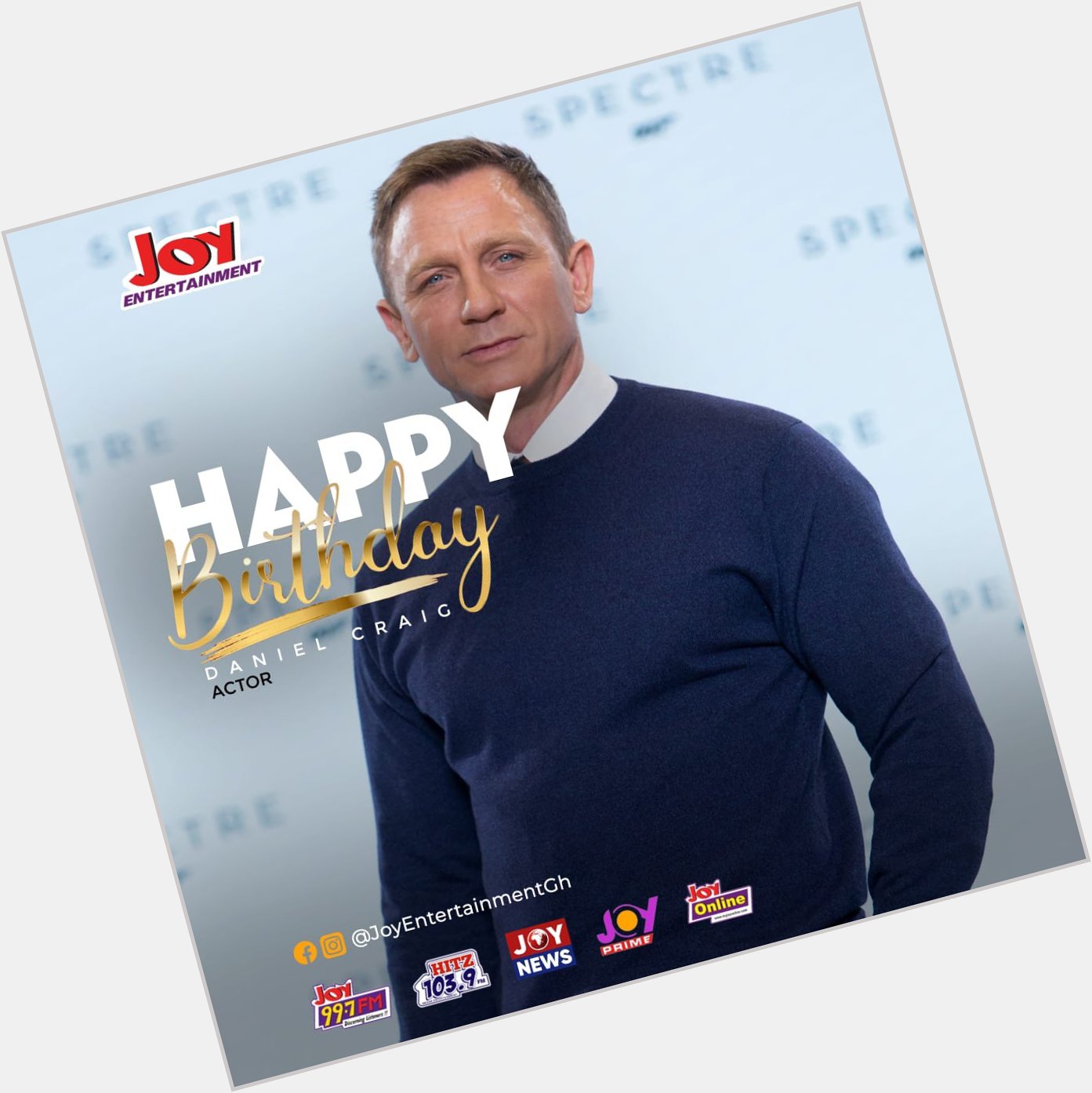 Happy 54th birthday to the actor who is the true embodiment of James Bond, Daniel Craig. 