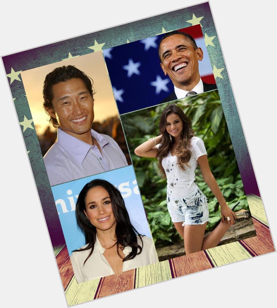  wishes Pres. Barack Obama, Meghan Markle, Bruna Marquezine & Daniel Dae Kim, a happy birthday 
