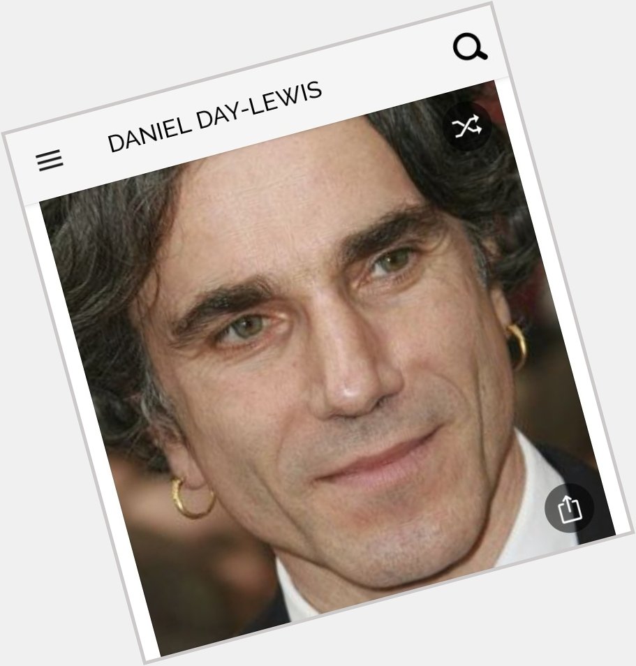 Happy birthday to this great actor. Happy birthday to Daniel Day- Lewis 
