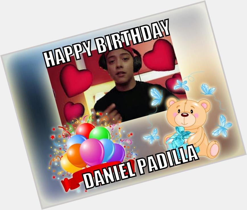 Happy birthday Daniel Padilla from your fan 