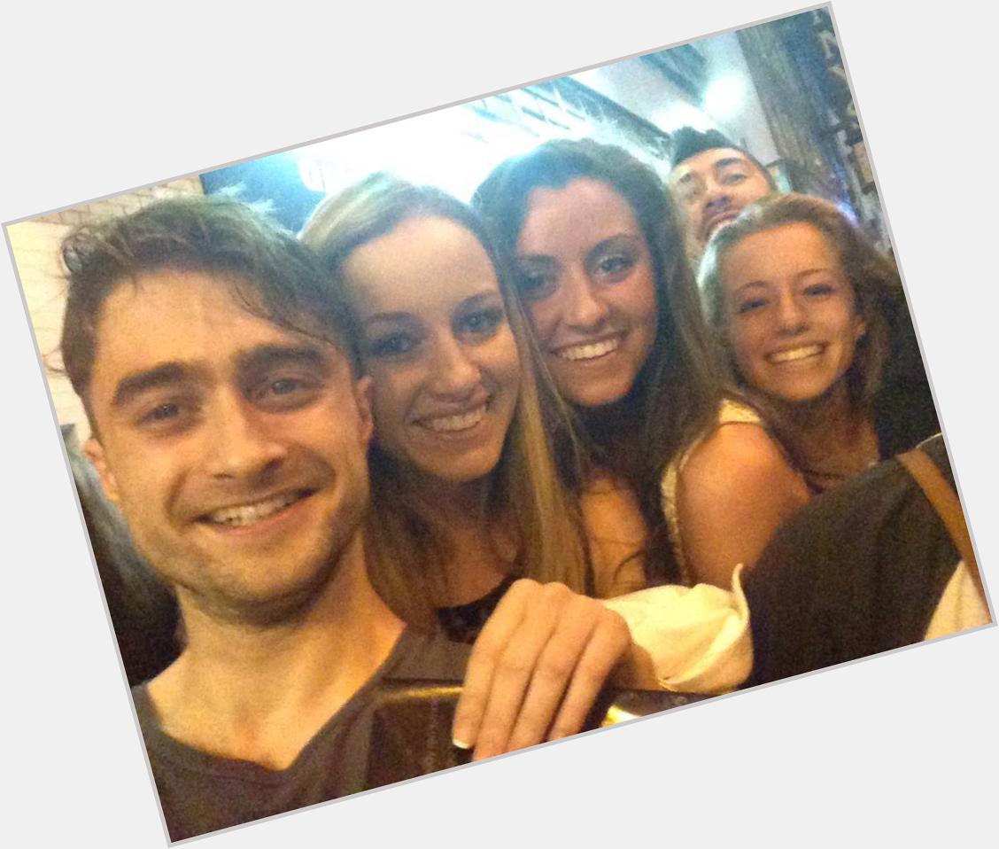 Happy bday to my childhood hero Daniel Radcliffe  oh and Tbt to that one time we took a selfie, ok ily 