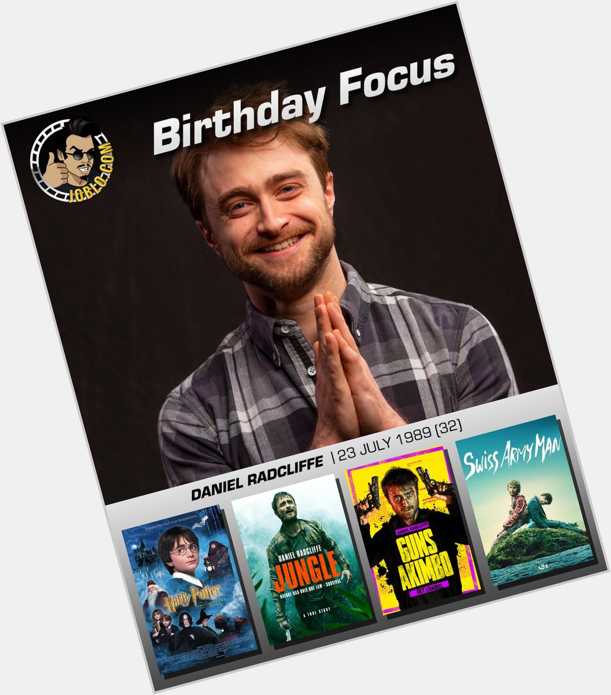 Wishing Daniel Radcliffe a very happy 32nd birthday! 