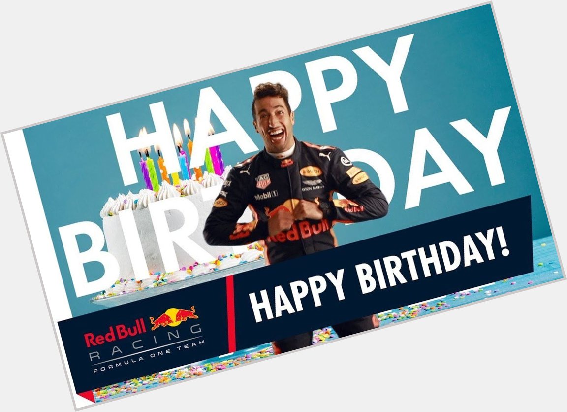  Birthday Daniel Ricciardo!  