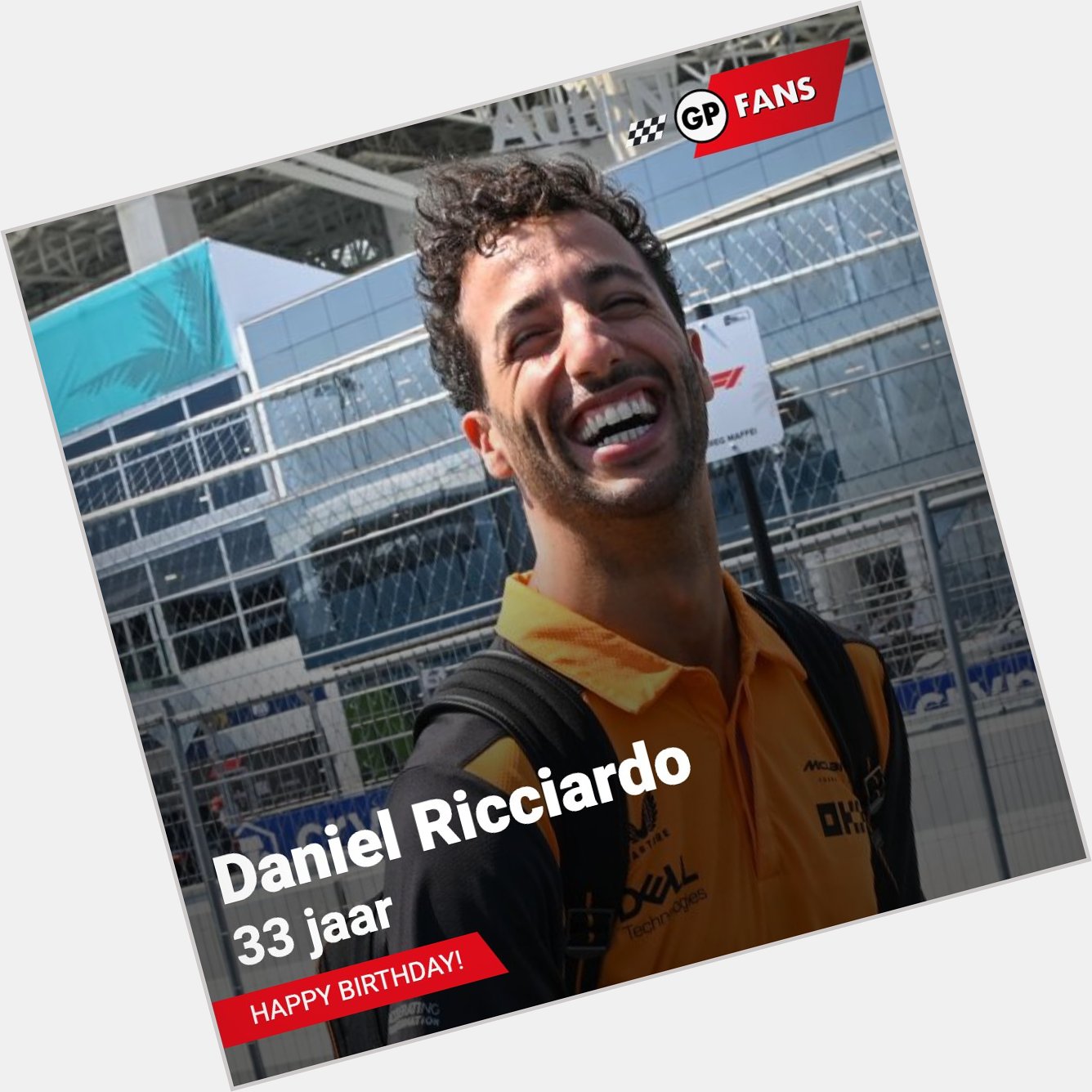 Daniel Ricciardo viert vandaag zijn 33ste verjaardag. Happy birthday     