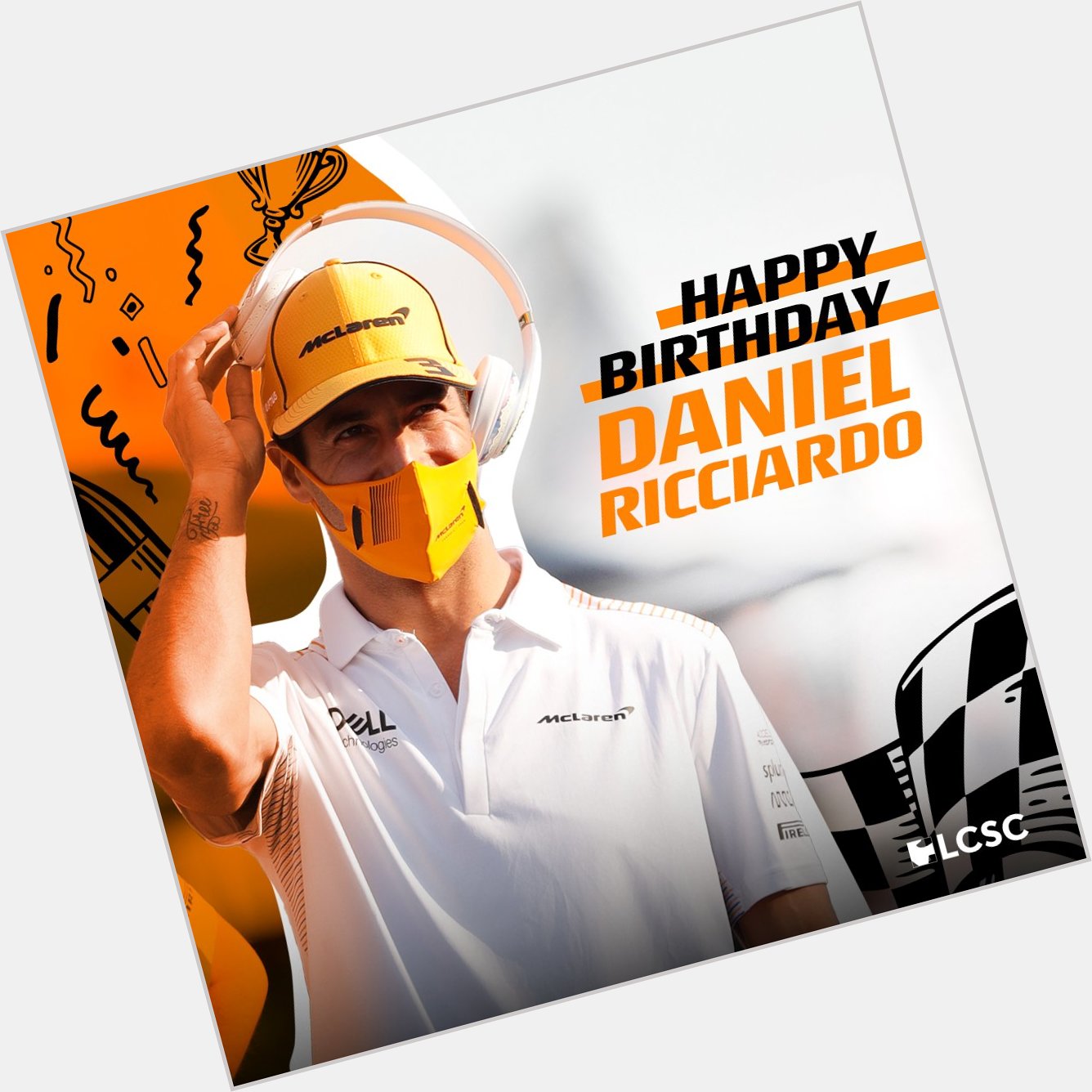 Happy Birthday to Daniel Ricciardo  Comment below if you are fan! 