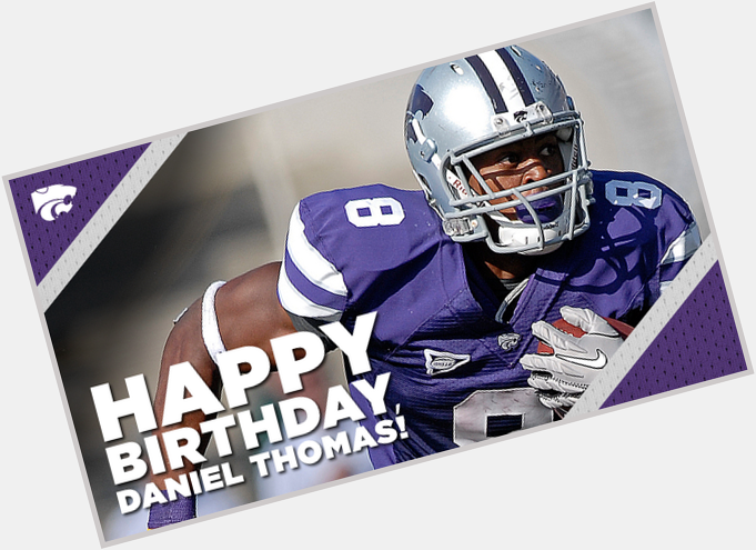 Happy Birthday to former student-athlete & current running back Daniel Thomas! 