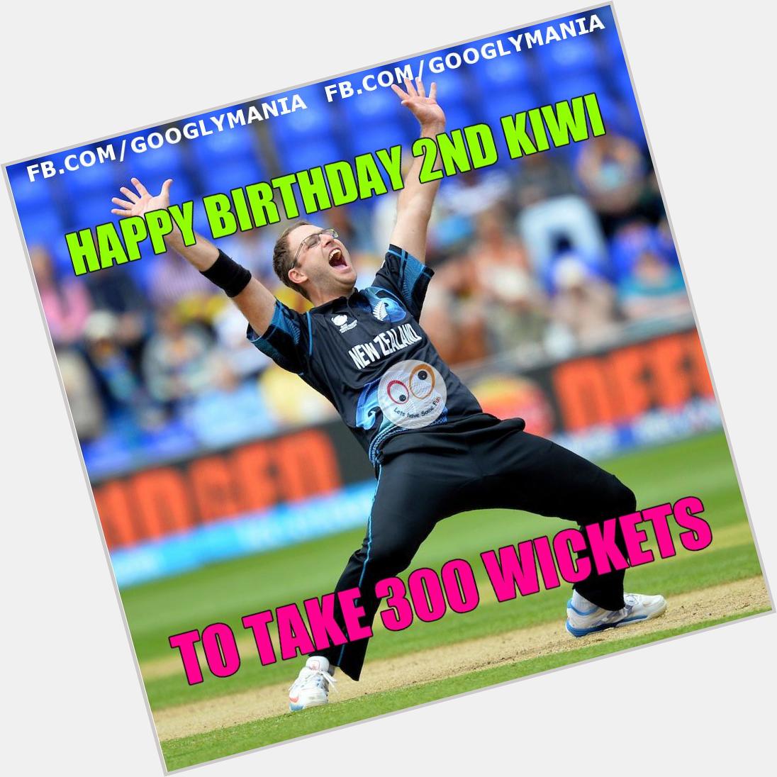 Happy B\thday Daniel Vettori 

Wish him now on  