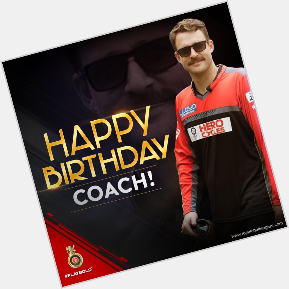 RCB and legend Daniel Vettori turns 38 years old! Happy birthday coach! 