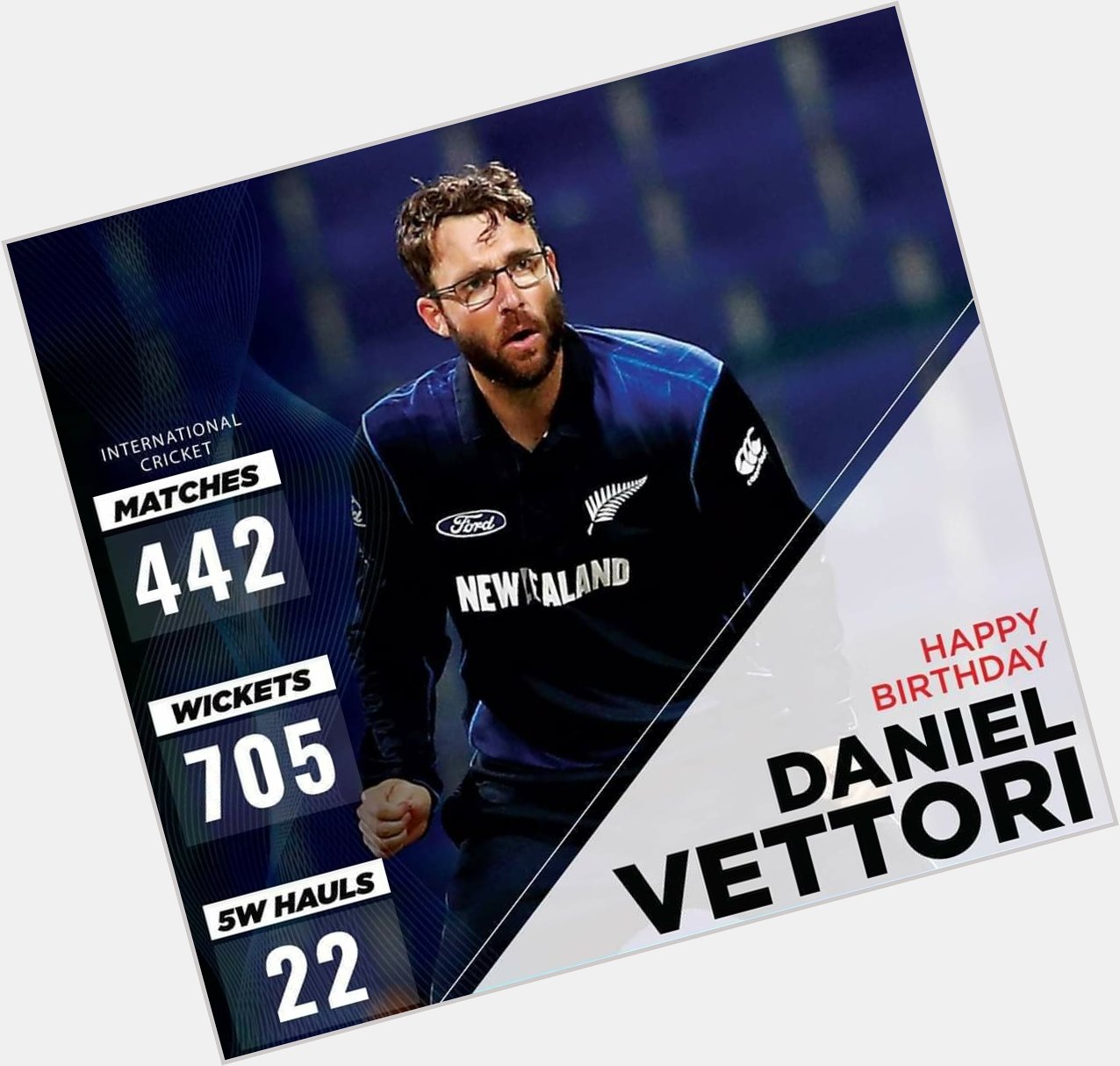 Happy 41st Birthday To one of the Greatest All-rounder Ever Played The Game :- Daniel Vettori ...          