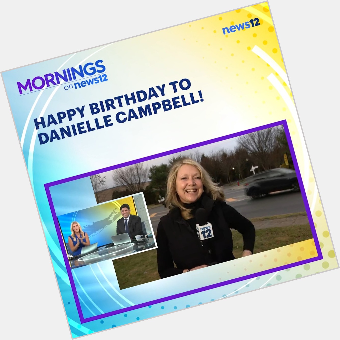 SURPRISE! Happy Birthday to our reporter Danielle Campbell! 
