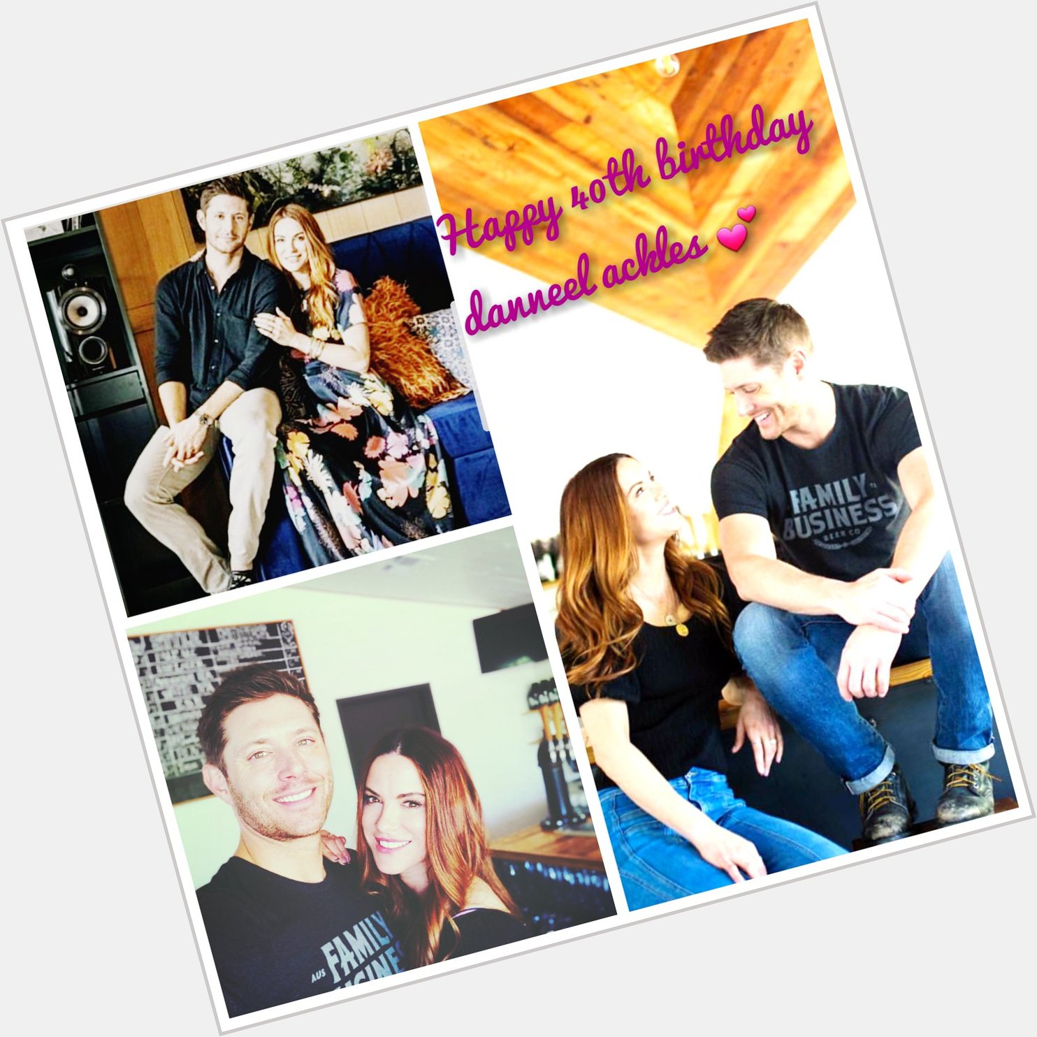 Happy 40th birthday danneel ackles I hope you enjoying today love you so much     