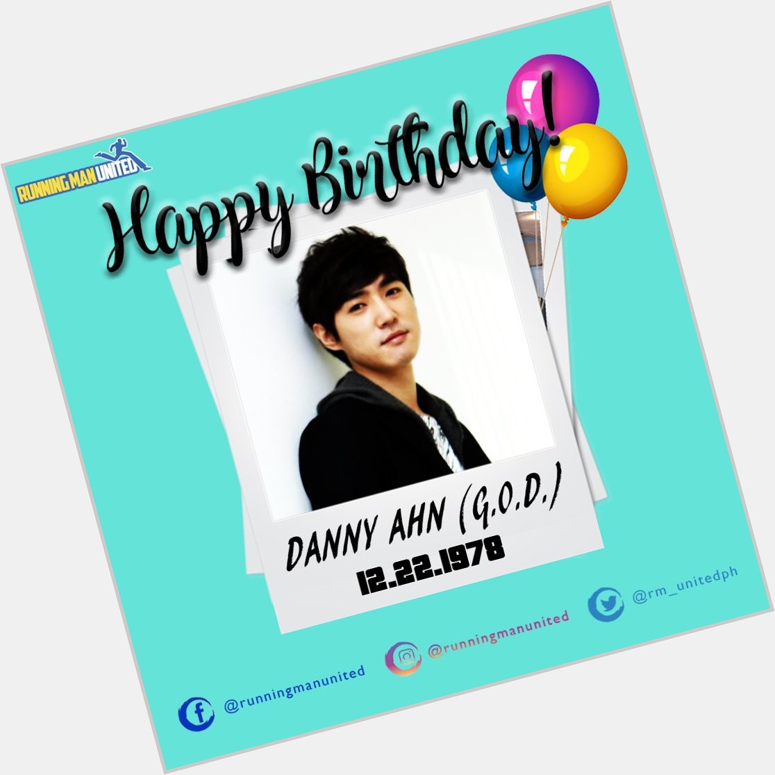 Happy Birthday Danny Ahn! 