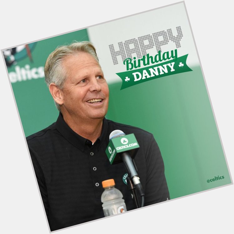 2× NBA Champion as a player.

NBA Champion as an executive.

Happy 60th birthday to Danny Ainge!  