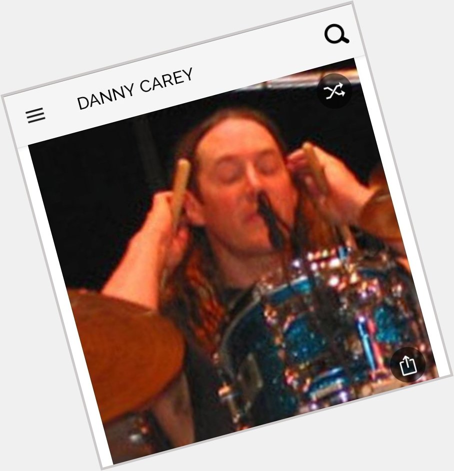 Happy birthday to this great drummer.  Happy birthday to Danny Carey 