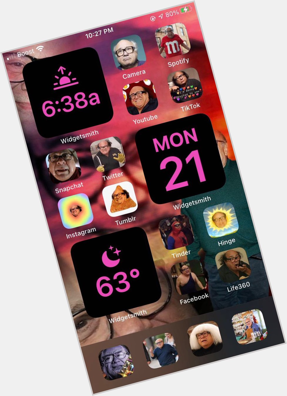 Happy birthday danny devito

i will never be able to top this theme for my phone 