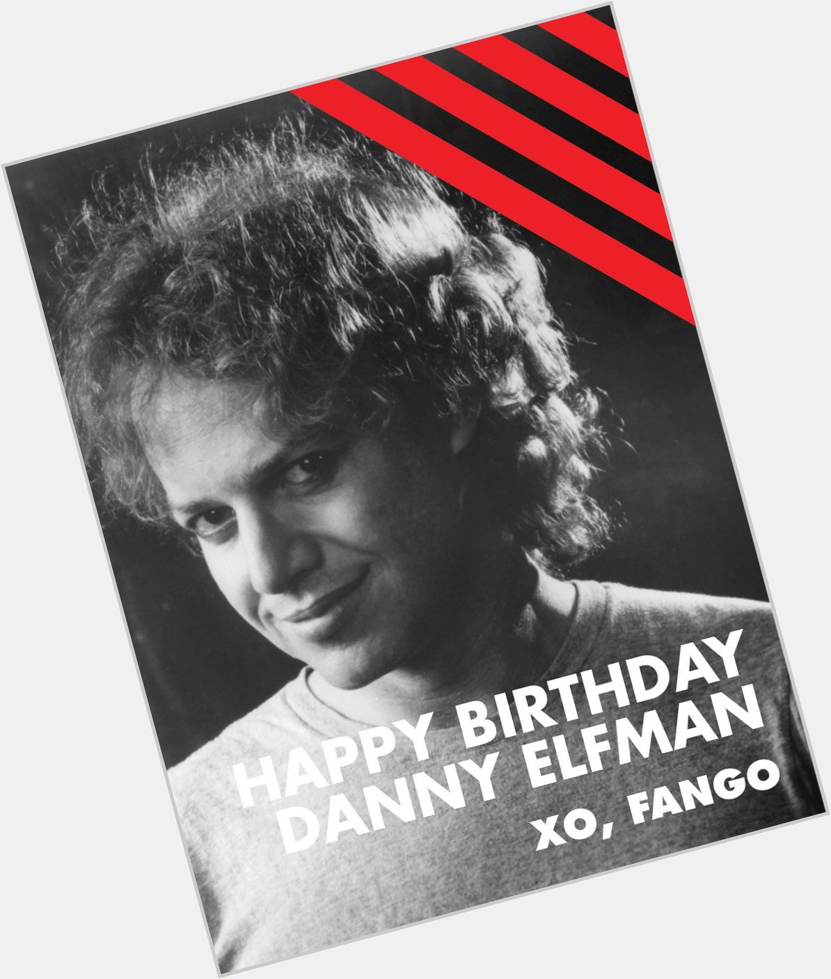 Happy Birthday Danny Elfman! Wishing you many more years of bringing music to our fears! XO, Fango 