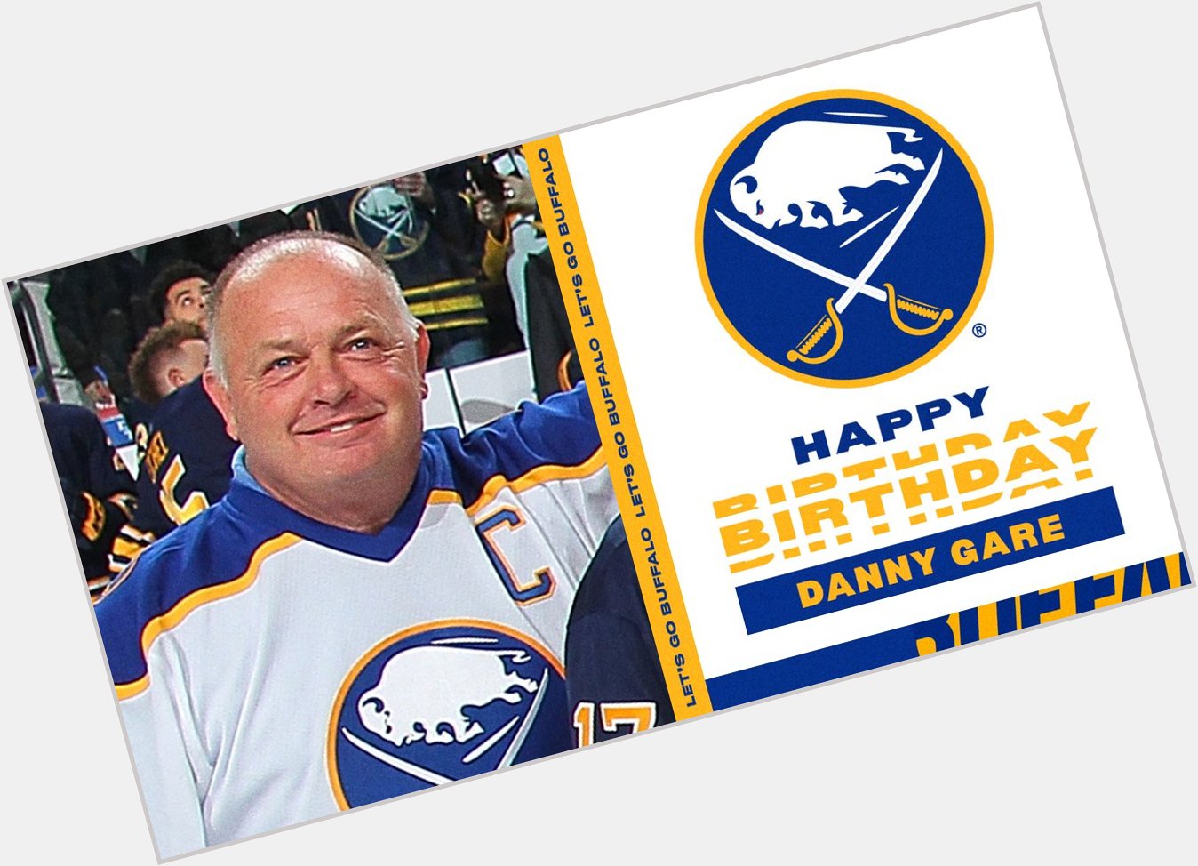 \"Can I interest you in some tickets?\"  Happy birthday to Tickets himself, Danny Gare! 