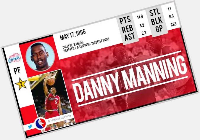 Happy Birthday Danny Manning    