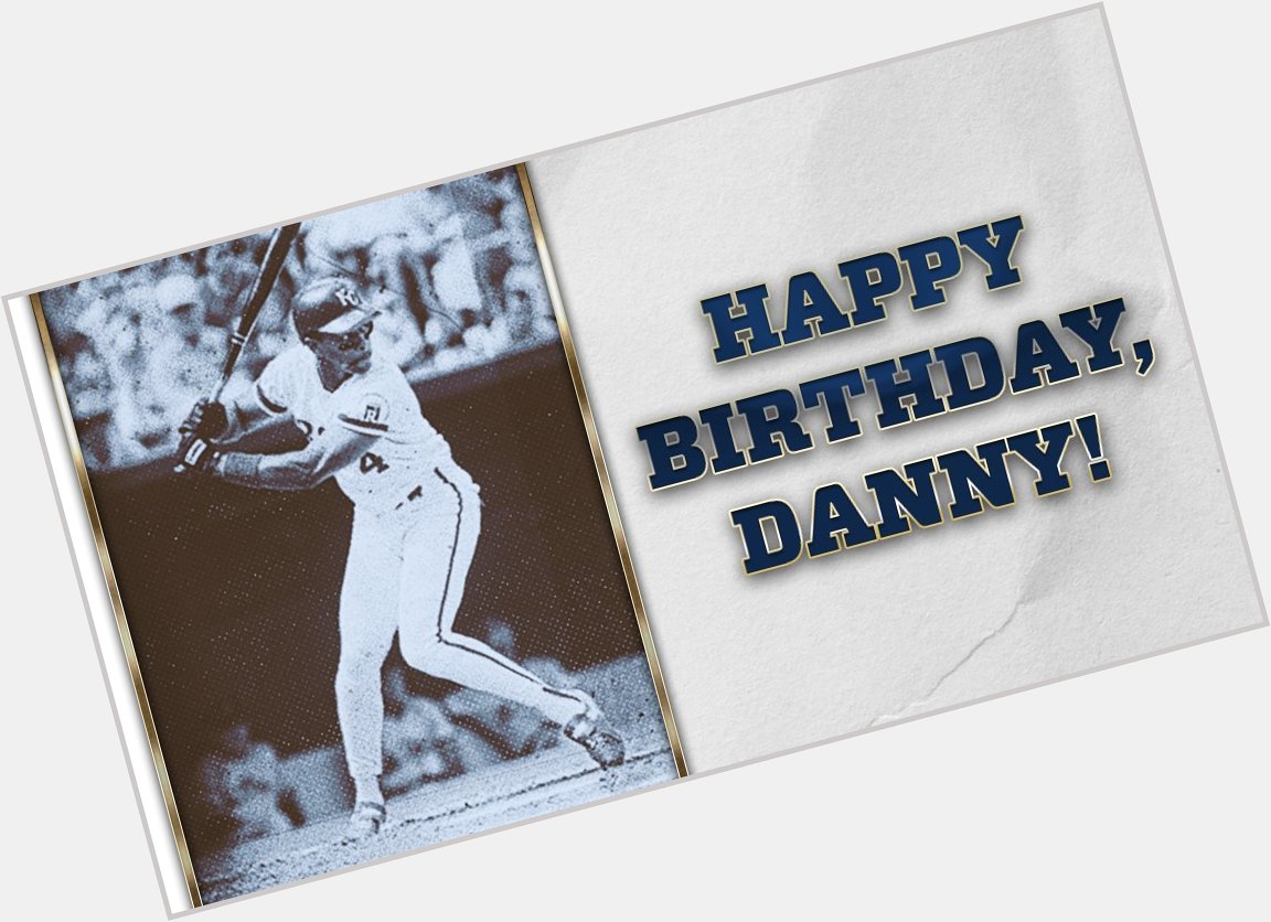 Happy Birthday to alumni, Danny Tartabull!  