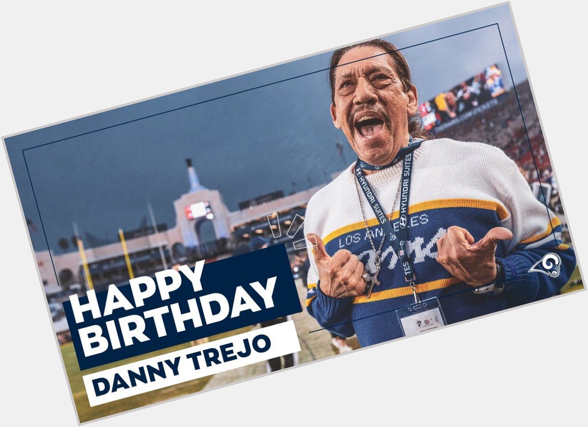 The big 7 5 . Happy birthday to the one + only, Danny Trejo!  