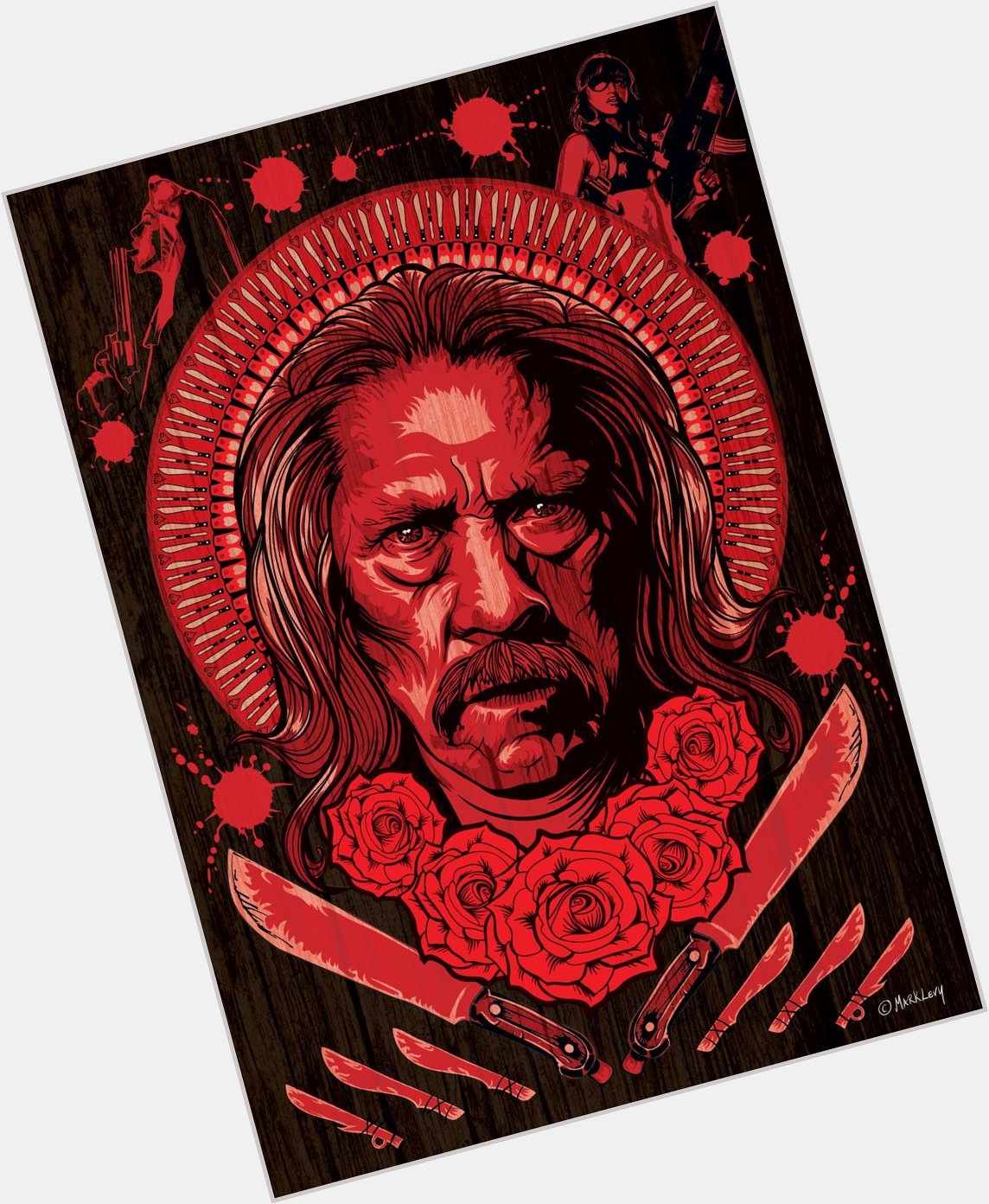 Happy Birthday Danny Trejo, who s 77 today!!!
Here s an old poster I did for Machete a while back. 