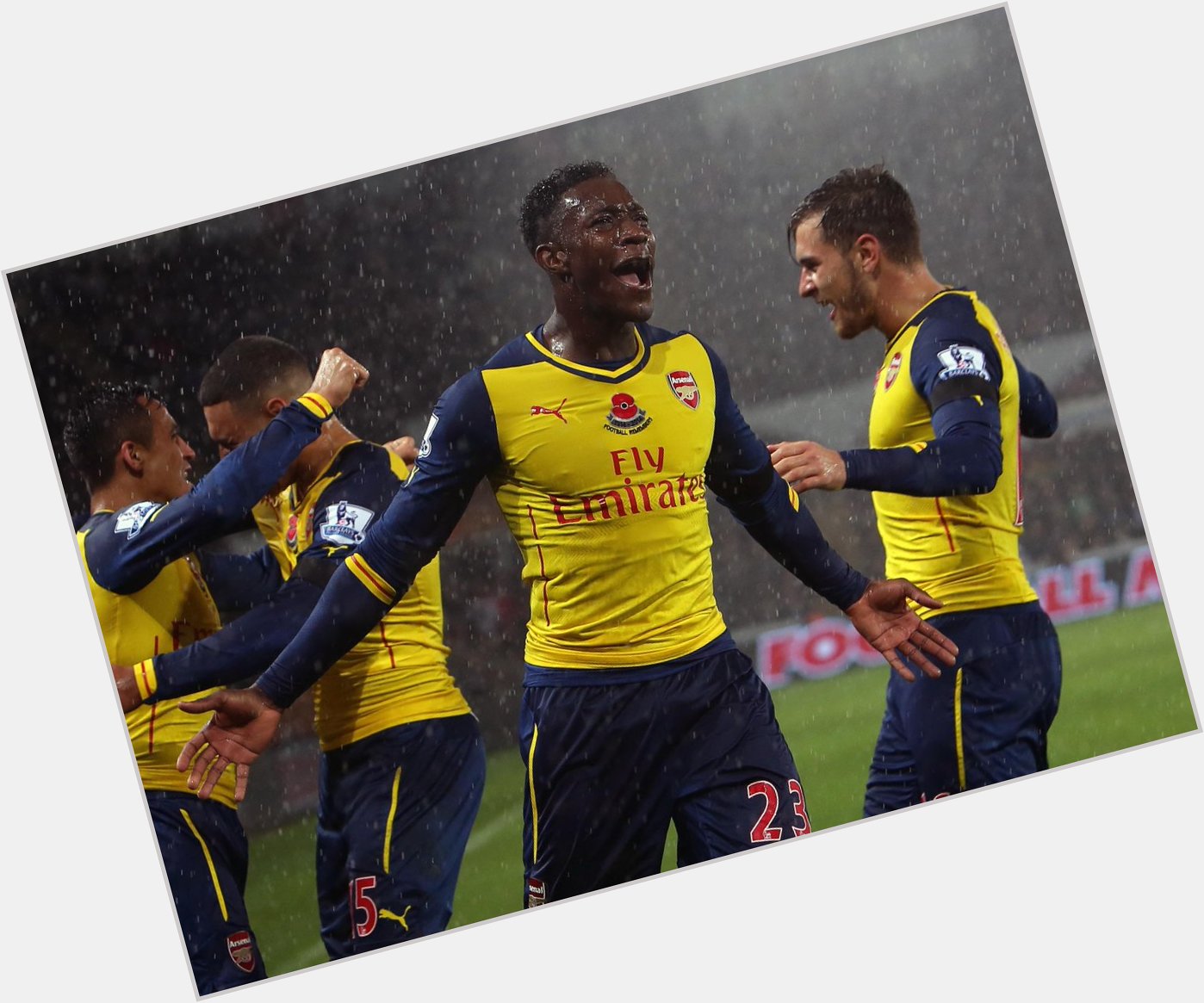  striker Danny Welbeck is 24 today. Can he get a goal against to celebrate? to say Happy Birthday! 